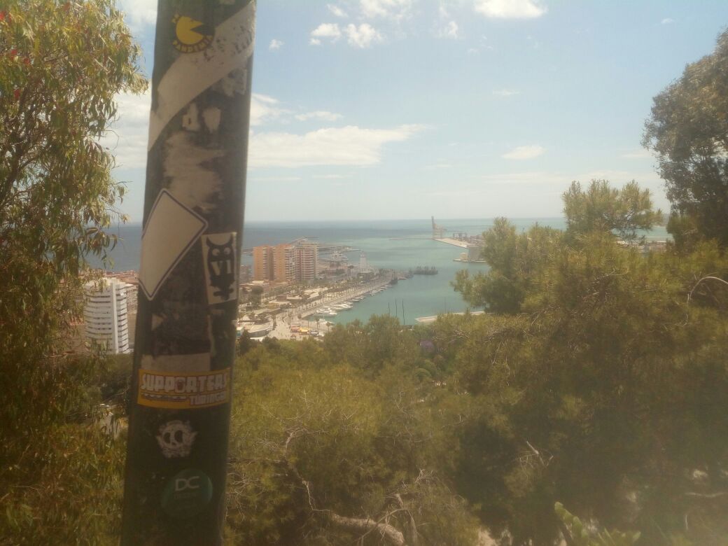 Castillo Gibralfaro Malaga - Spanien